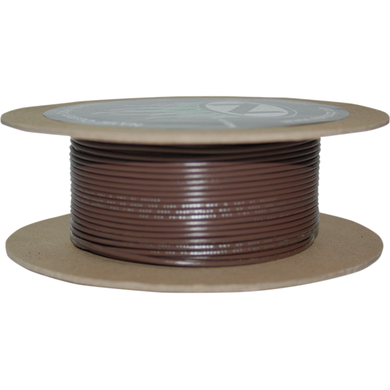 WIRE 18G 100' BROWN