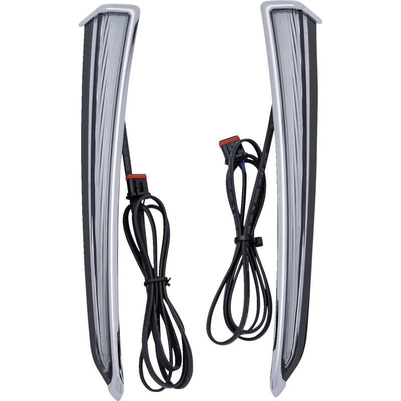 Lower Fairing Lights - Chrome