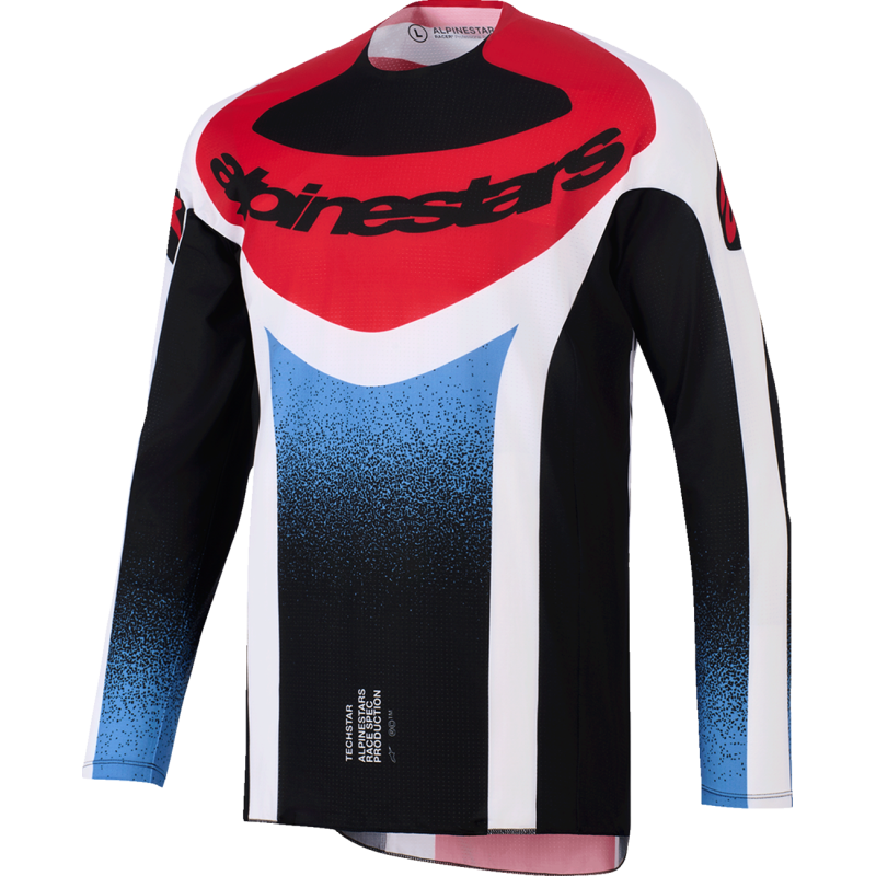 JERSEY TECHSTAR KNIF BLK/WH/RED S