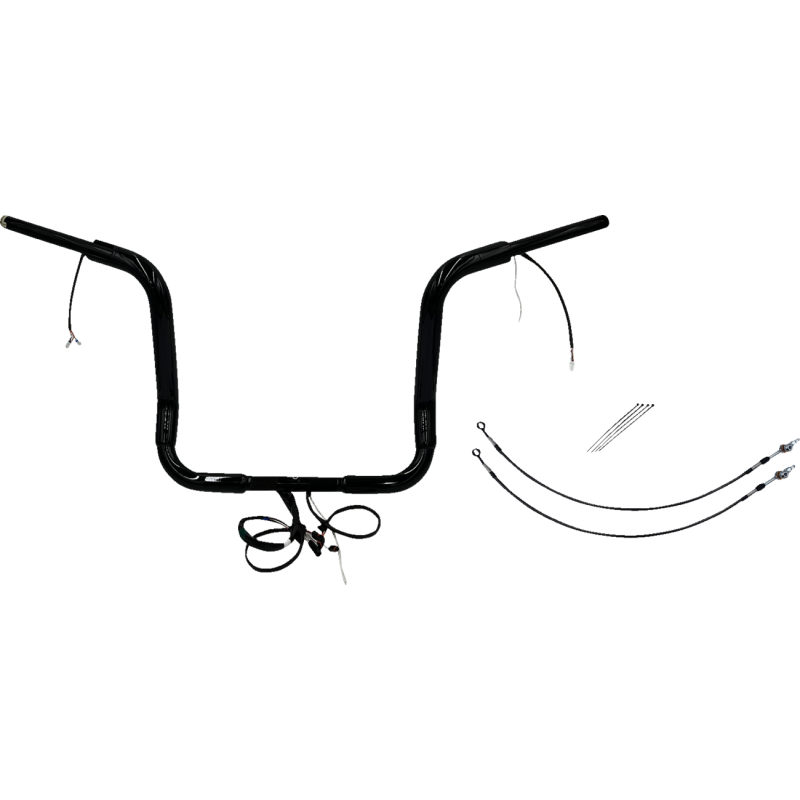 Handlebar Kit - Pointed Top - 14" - Black
