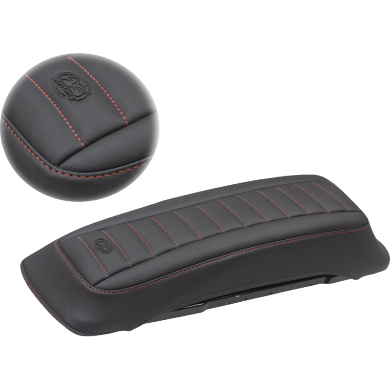 Saddlebag Covers Blk/Red stitch FL Touring 93-13