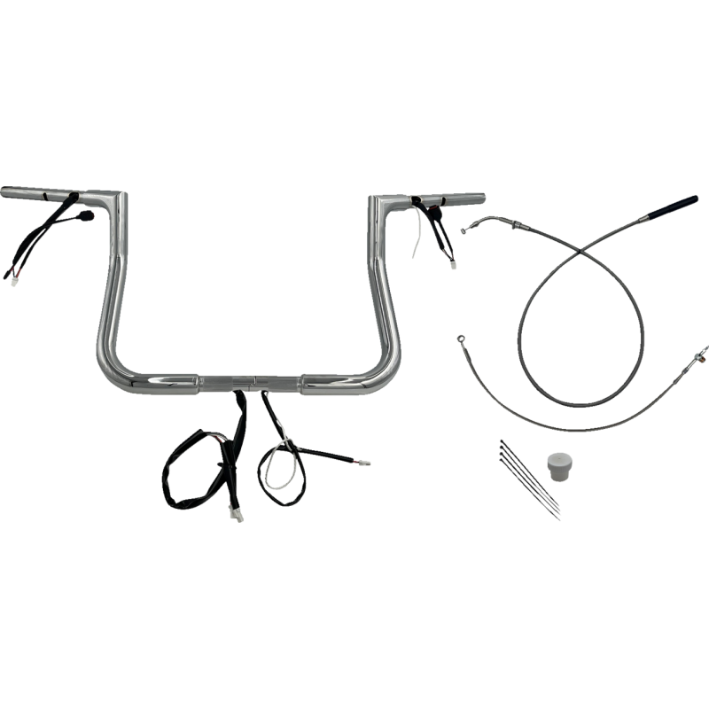 1-1/4" EZ Install Flat Top Handlebar - 11" - CHR