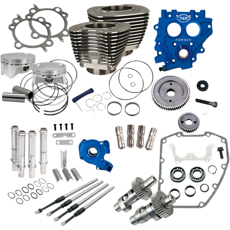 Powr Pk, 4"bore blk, 585GE, 99-06 exc 06 dyna