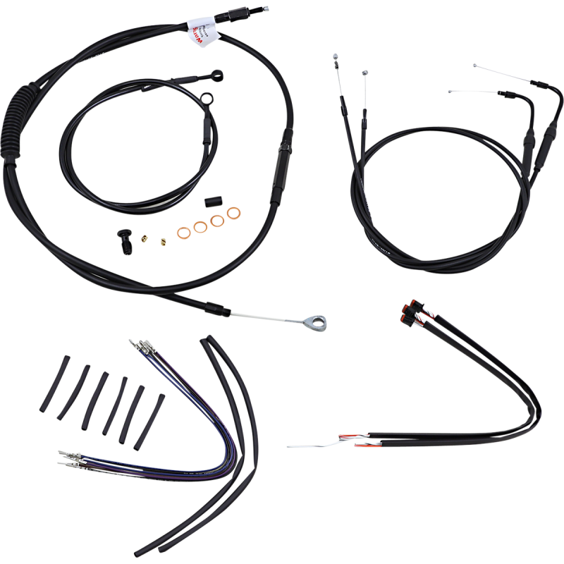 Control Kit - 14" Ape Hanger Handlebars - ABS