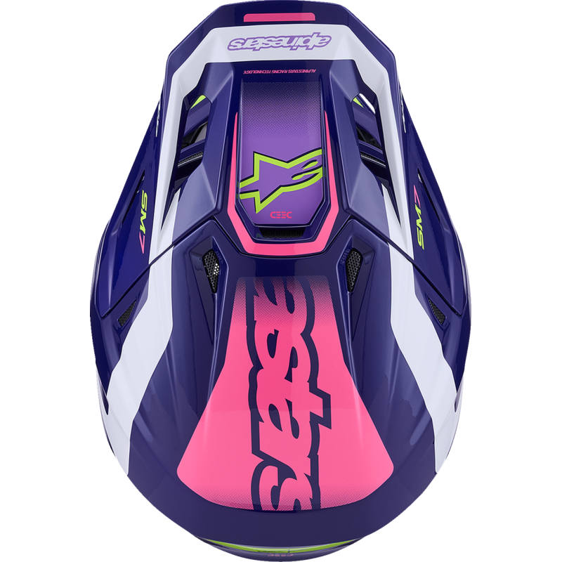 HELMET SM7 DEED PURPLE/PINK M