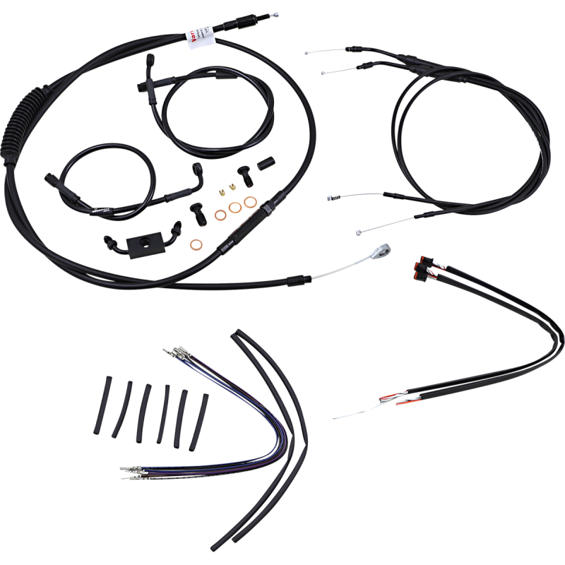 Control Kit - 16" Ape Hanger Handlebars - ABS