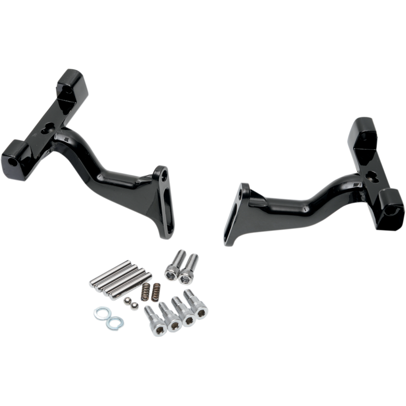 93-19 FLHT RAS PASS FL/BOARD MOUNTS BLK