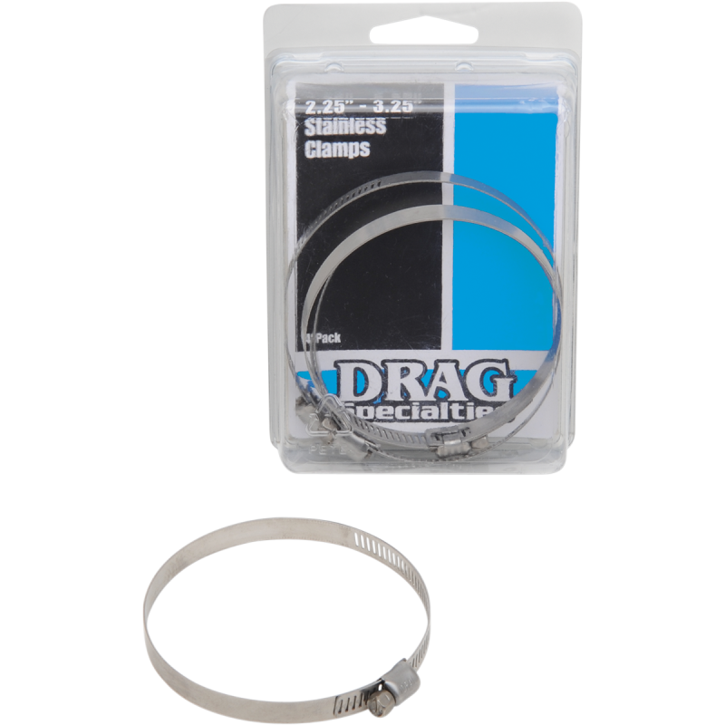 S/STEEL WORM CLAMP 2.25-3.25" (4PK)