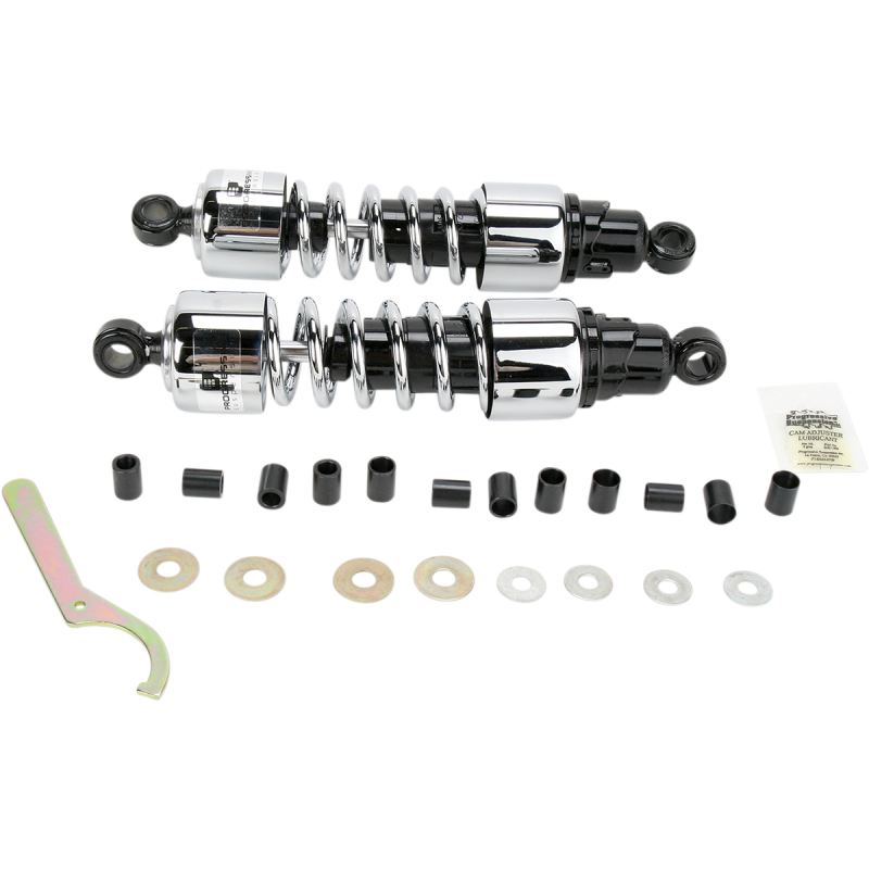 Shocks - 412 Cruiser Series - Chrome - 13" - Standard/Heavy