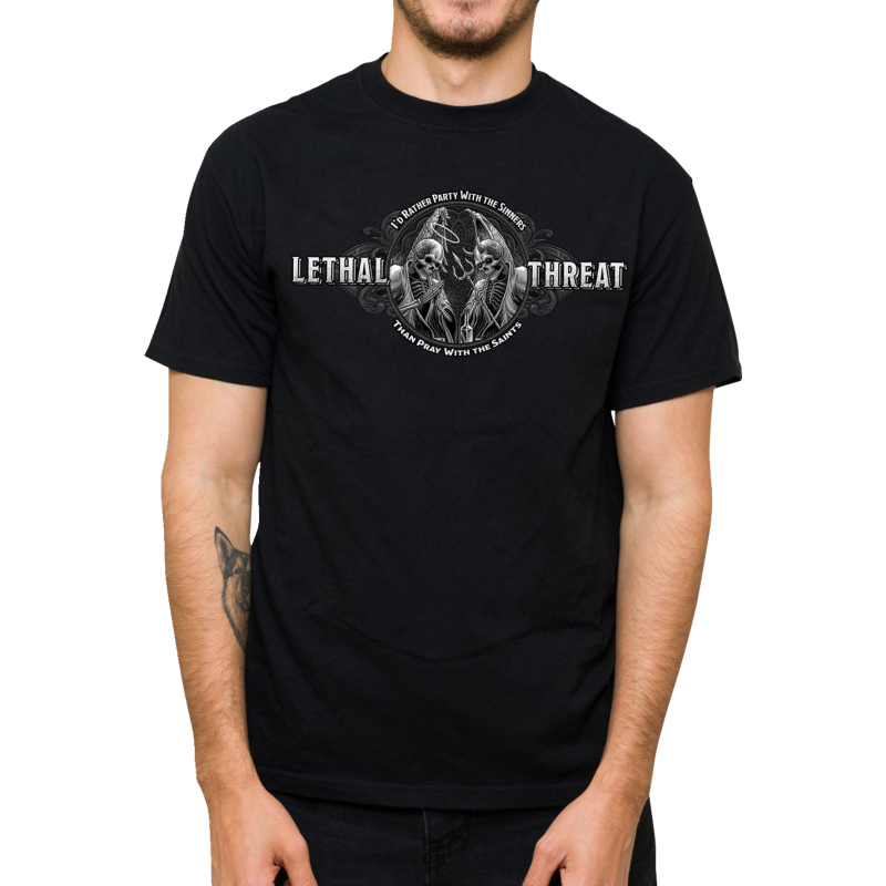 TEE PARTYSNRS BLK XL