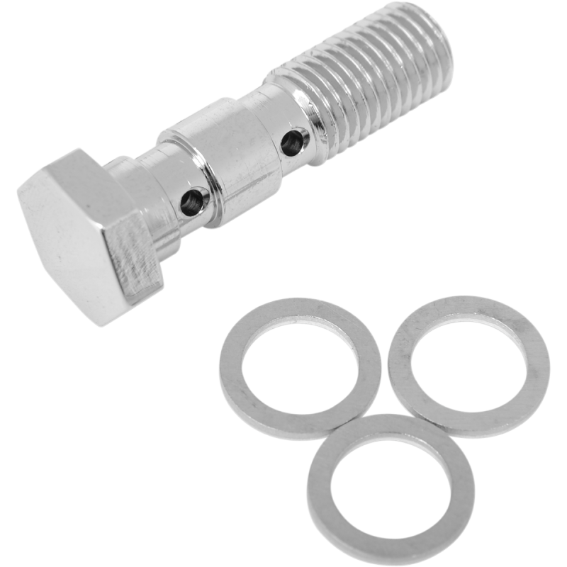 10X1.25 DOUBLE BANJO BOLT CHROME RUSSEL