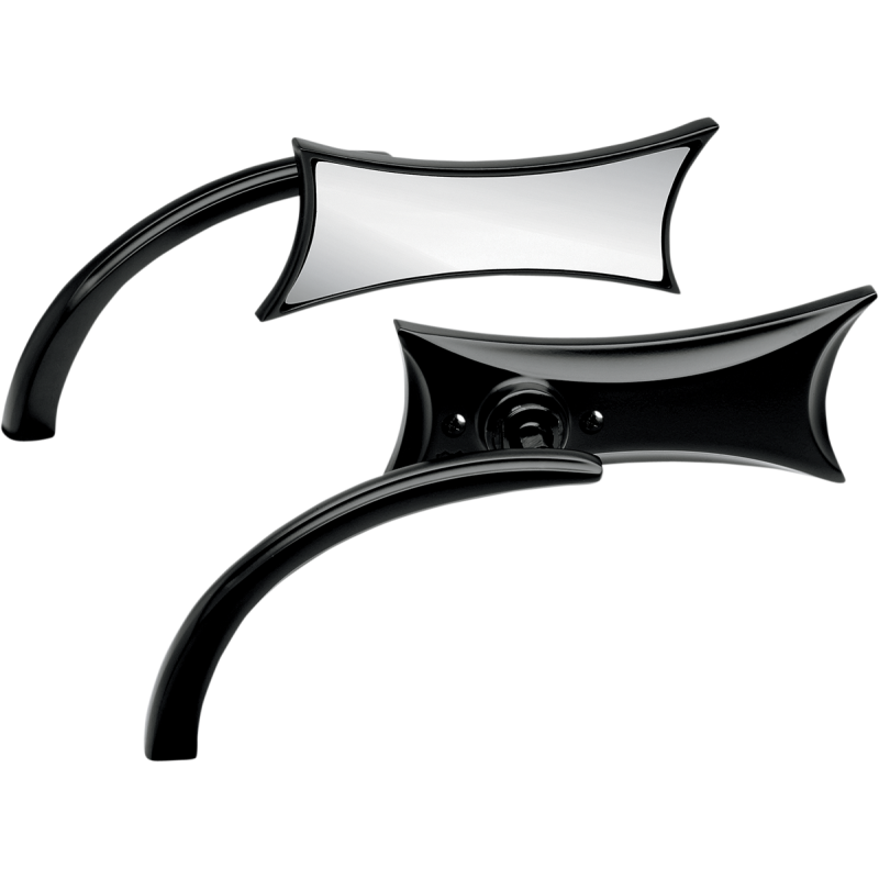 BLACK 4 POINT MIRROR LEFT (EA)