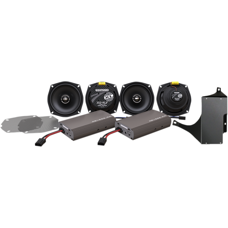 450 WATT DUAL AMP KIT/4 XL SPEAKERS 98-13 FLH ULTRA