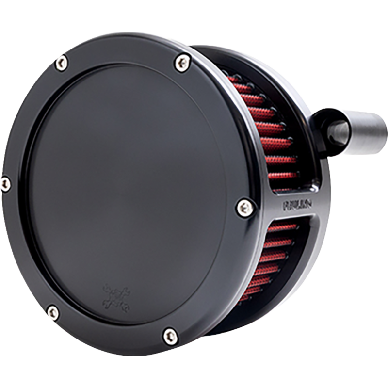 AIR CLEANER BA SOLID COVER BLACK/RED 99-17 TC