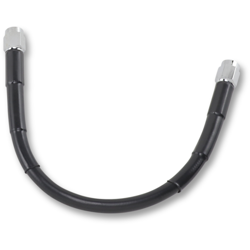 BLACK S/S BRAKE LINE 10"