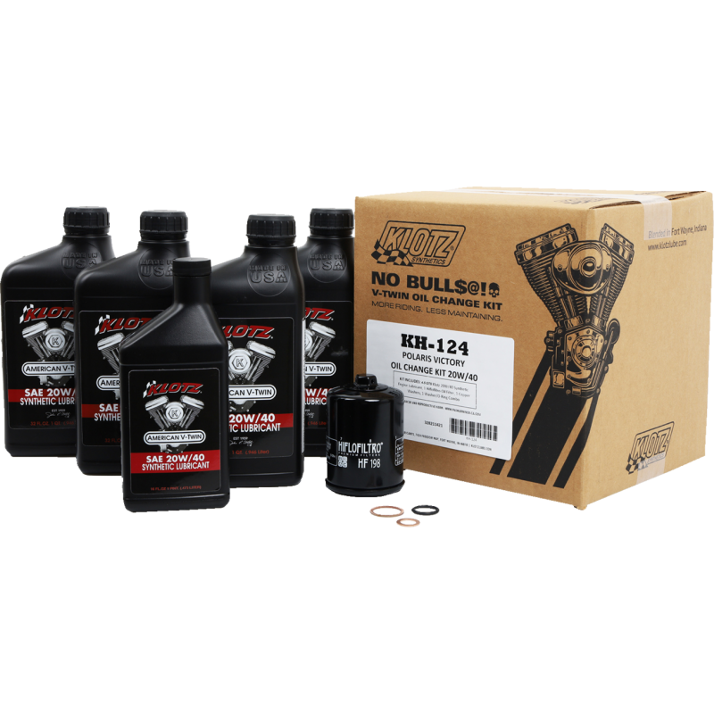 KLOTZ OIL 20W40 VICT OIL CHNG KIT
