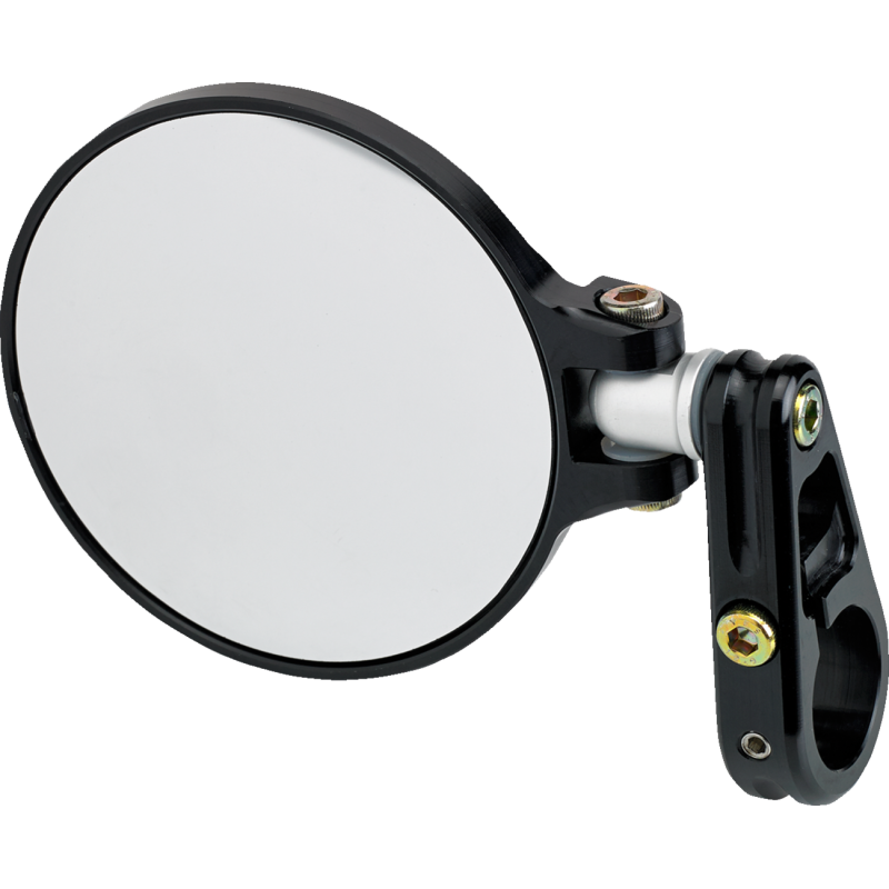 MIRROR 3-1/4" FOLD BLK