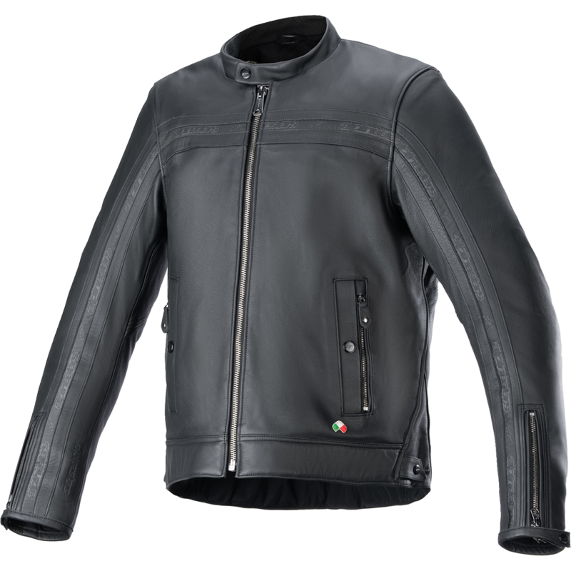 DYNO LTHR JKT BLK S