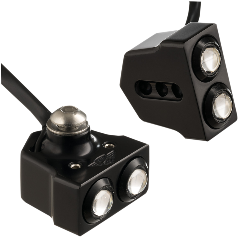 DUAL RAT EYE SIDE MOUNT T/S  RED BLACK (PR)