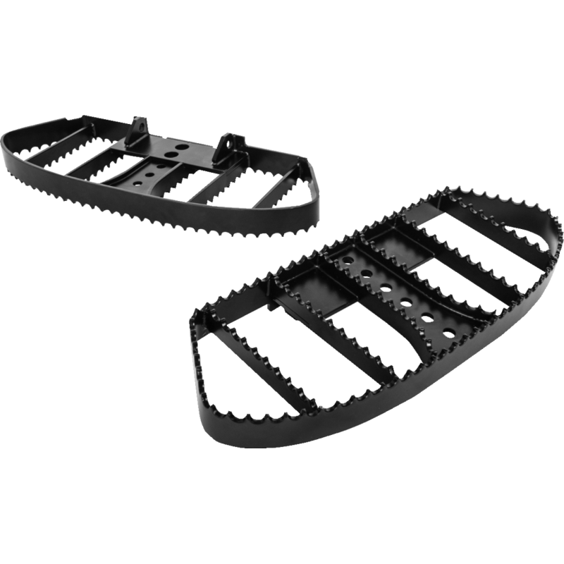 M8 SOFTAIL FLOORBOARDS - MX STYLE BLACK