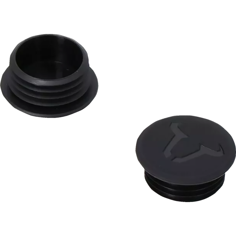 REPLACEMENT FRAME CAPS CRASH BARS BK AS PAIR