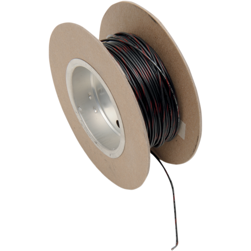 WIRE 18G 100' BLK/RED