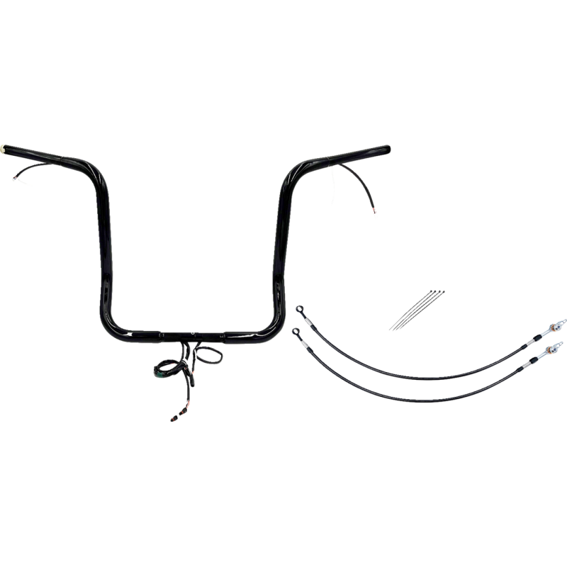 Handlebar Kit - Pointed Top - 16" - Black