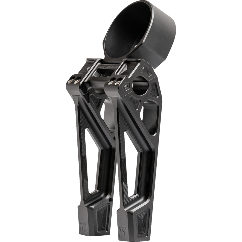 FASTBACK RISER UNIVERSAL 8" WITH GAUGE BUCKET BLACK