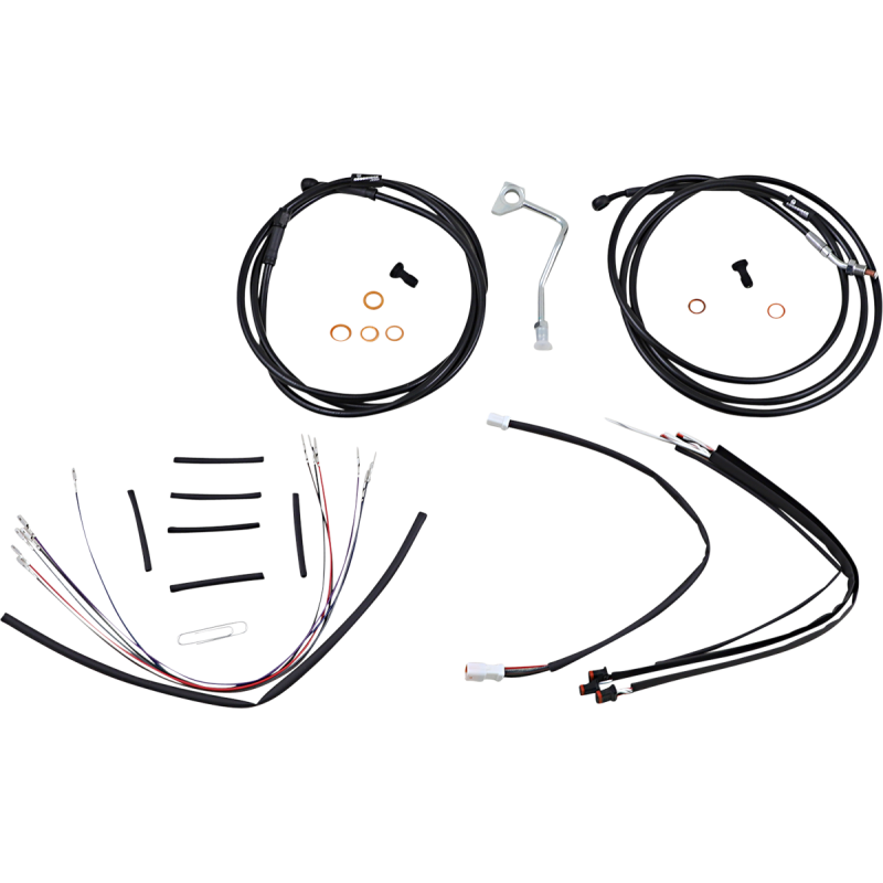 Control Kit - 14" Ape Hanger Handlebars - ABS