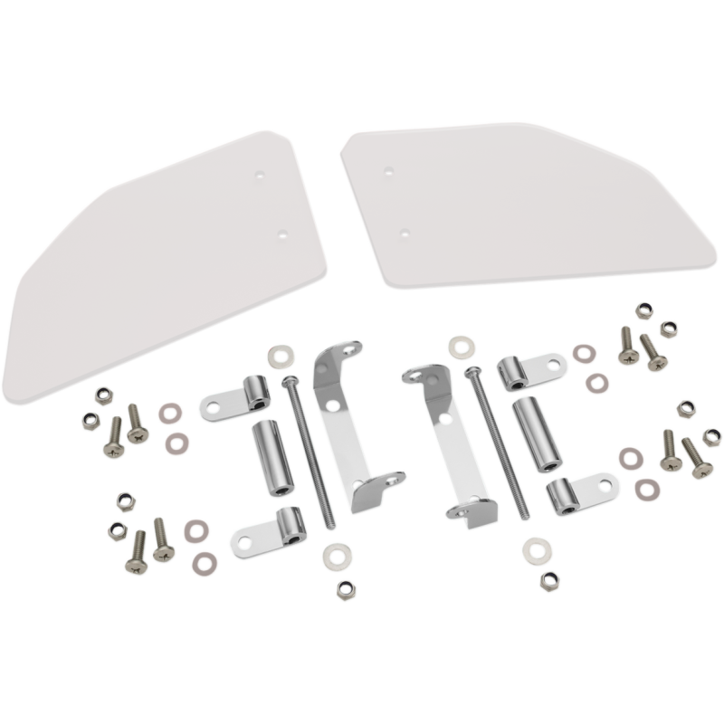 ABOVE MIRROR WIND DEFLECTOR RT SET