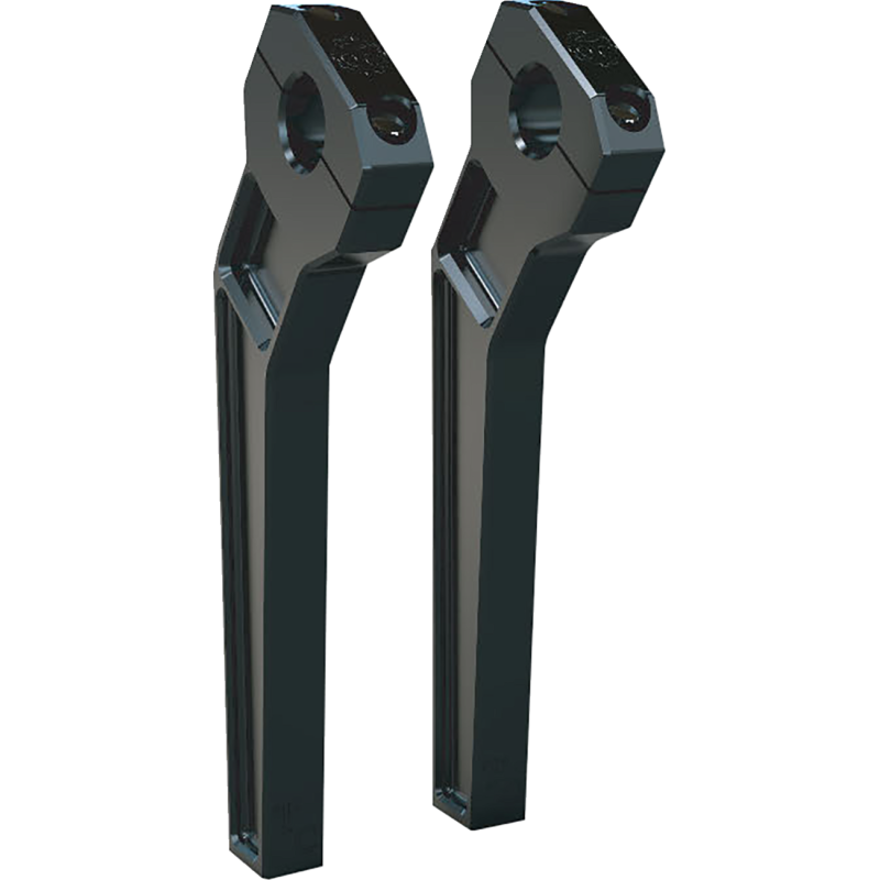 RISER PB 1"CLMP 10"BK BLK