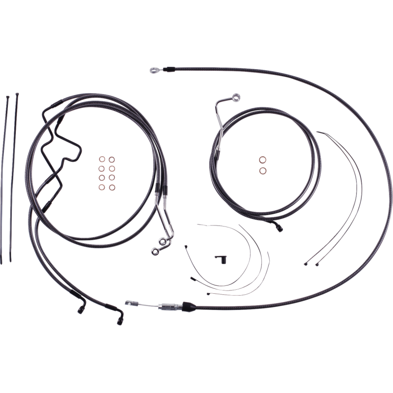 KARBONFIBR  Handlebar Installation Kit - 6" -21-23 FLTR