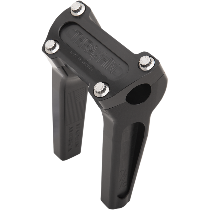 RISER 6" STRGHT BLK