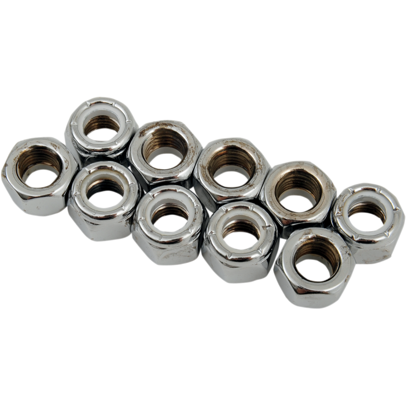 5/16-24 NYLOCK HEX NUT(10)CY-CHROME
