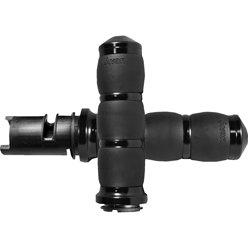 3-Ring Velvet Air Grips - TBW - Black