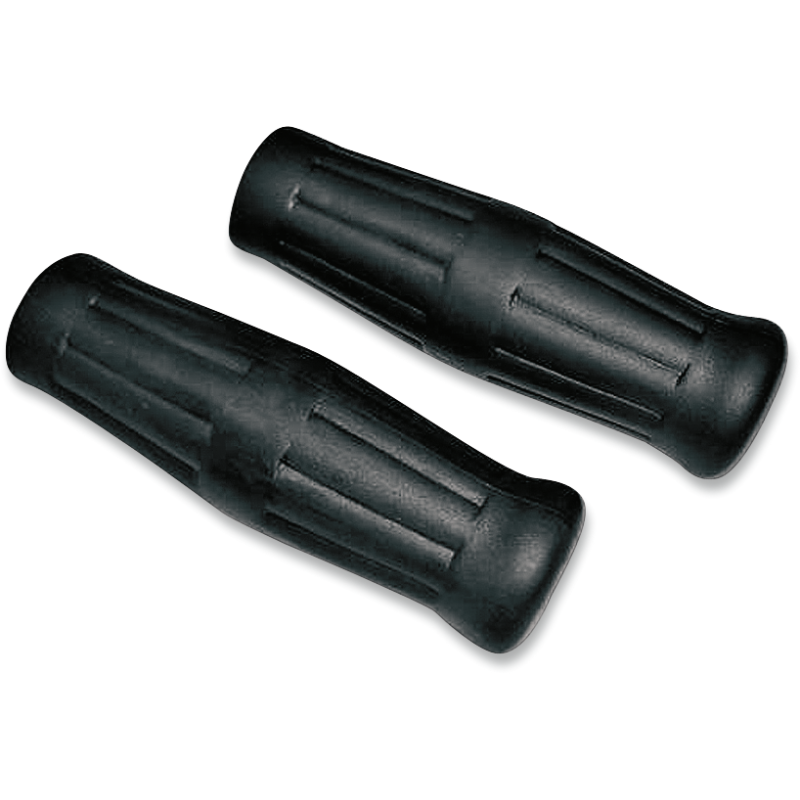 CUSTOM RUBBER RADIAL GRIPS BLACK (PR)