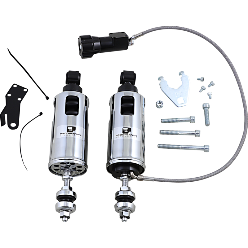 00-17 FXST/FLST 422 SERIES SHOCKS W/RAP CHR