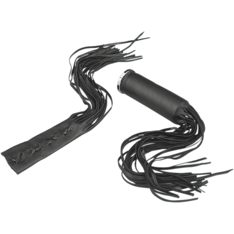 FRINGED LEATHER GRIP COVERS F/ RUBB GRIP