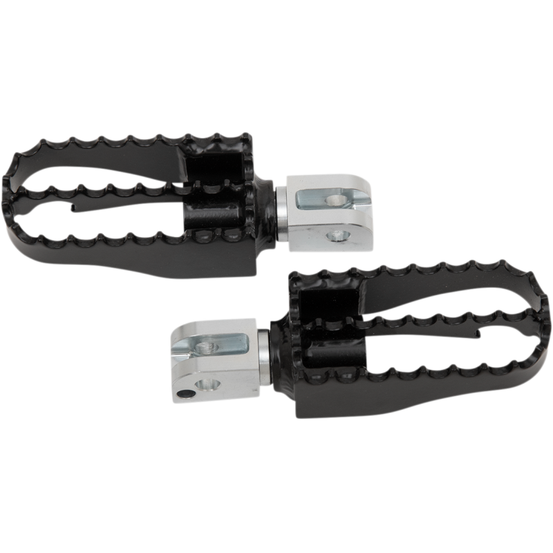 MX Footpegs - Passenger - Black/Chrome