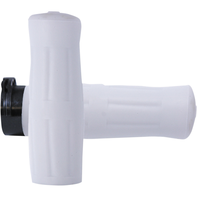 84-17 CABLE TYPE GRIPS OLD SCHOOL WHITE