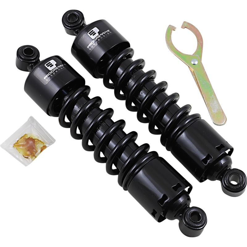 12.5" 91-17 DYNA 412 STD BLACK SHOCKS