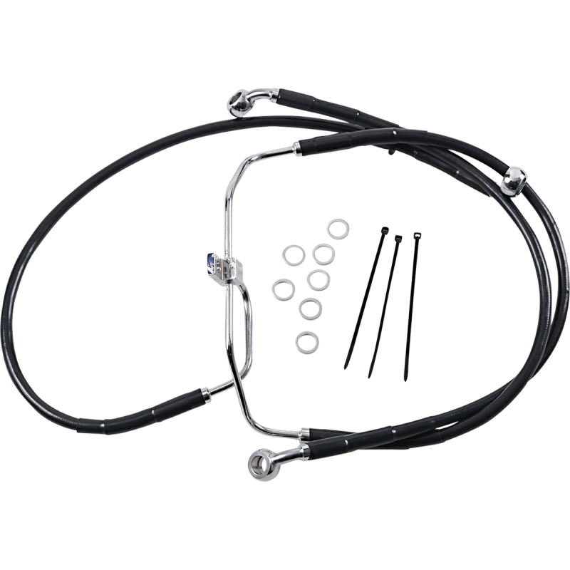 08-17 FXDF FRT S/B BRAKE LINE KIT +4