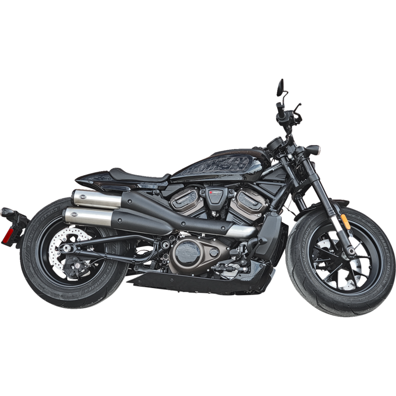 MUFFLER S/O GRAND NATIONAL 4" BRUSHED SS SPORTSTER