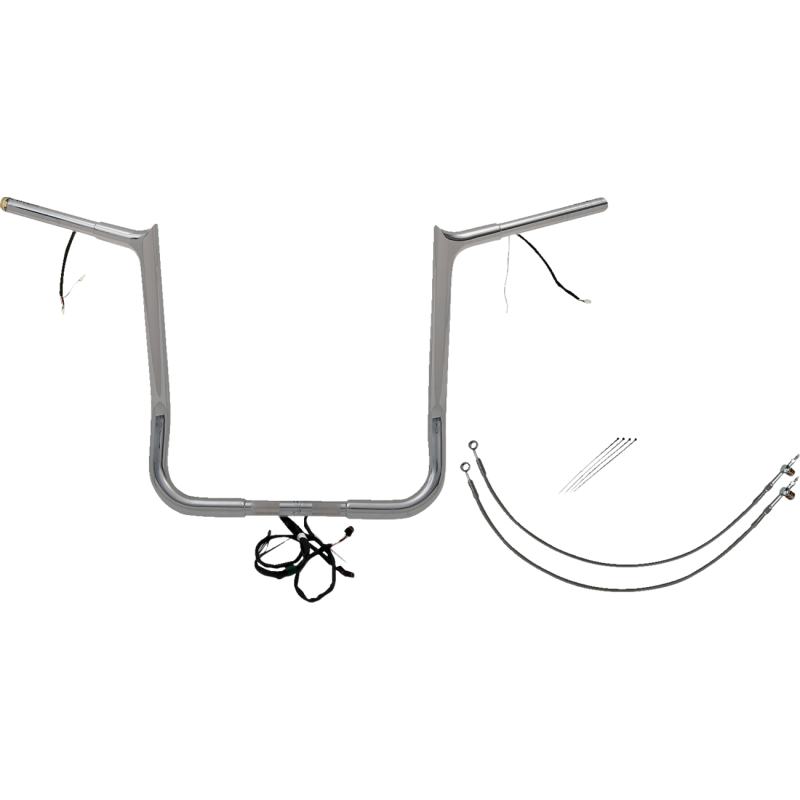 Handlebar Kit - Pointed Top - 16" - Chrome