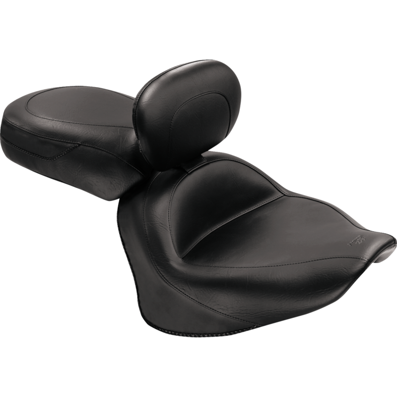 Seat Wide Touring w DBR & rear pass Blk Yam Vstar 07-17
