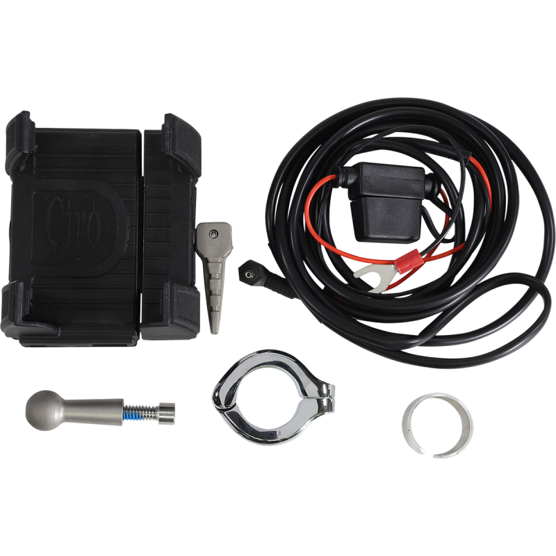 SMARTPHONE/GPS HOLDER,H/BAR MNT CHR