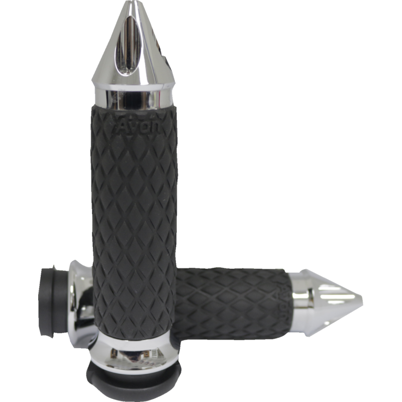 Diamond Contour Grips - Spike - Chrome