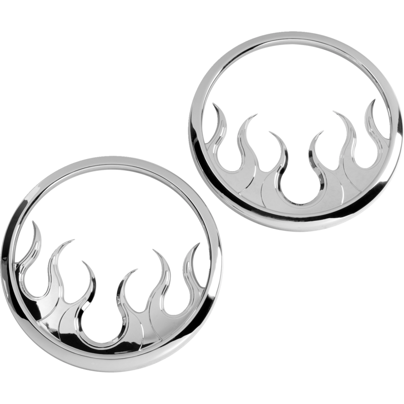 14-20 FLAME SPEAKER GRILL F/FLHT/X PN 7374