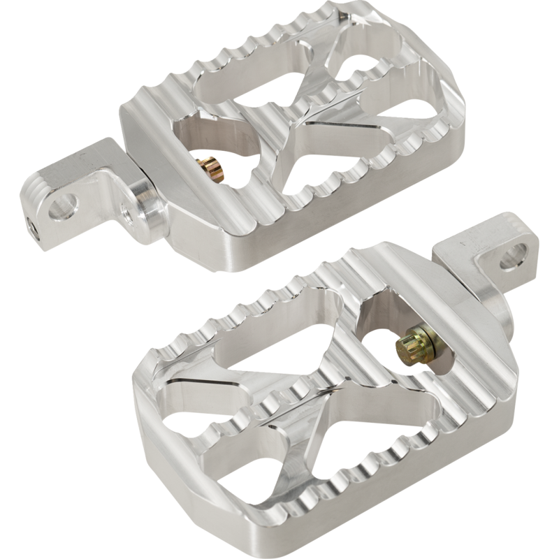 FOOTPEGS BEAR CLAW OFFSET SILVER