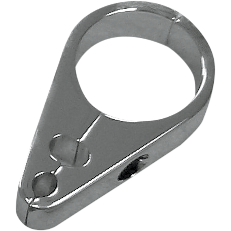 1.250" CHROME CABLE./BRAKE CLAMP EA